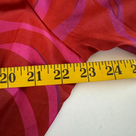 HUTCH ANTHROPOLOGIE Dress XL Ciara Zebra Striped Wrap Puff Sleeve Tie Closure - Picture 13 of 14